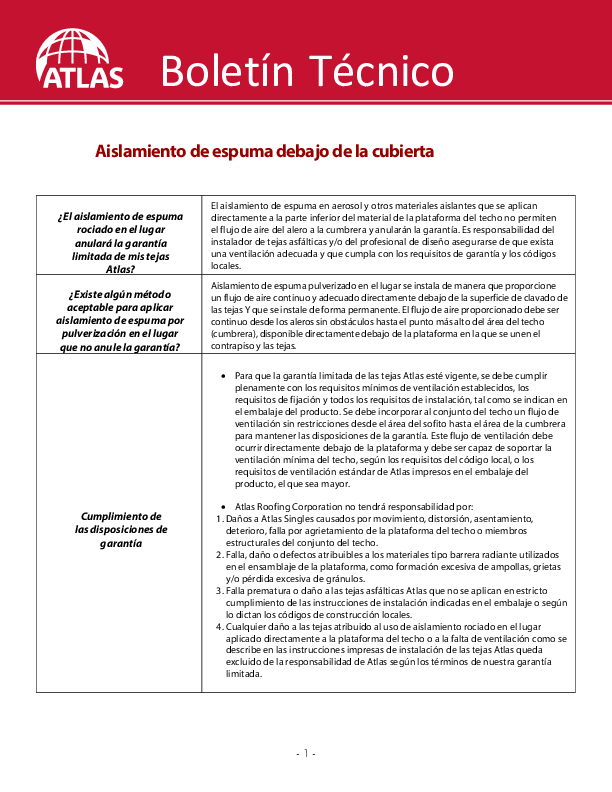 Attico sellados con espuma en aerosol Spray Foam Sealed Attics