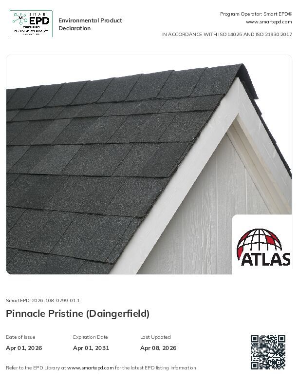 Pinnacle Pristine Daingerfield EPD