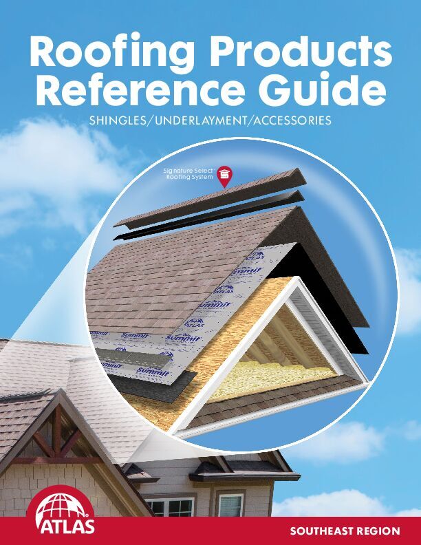 Shingles Underlayments & Ventilation Southeast Regional Product Reference Guide