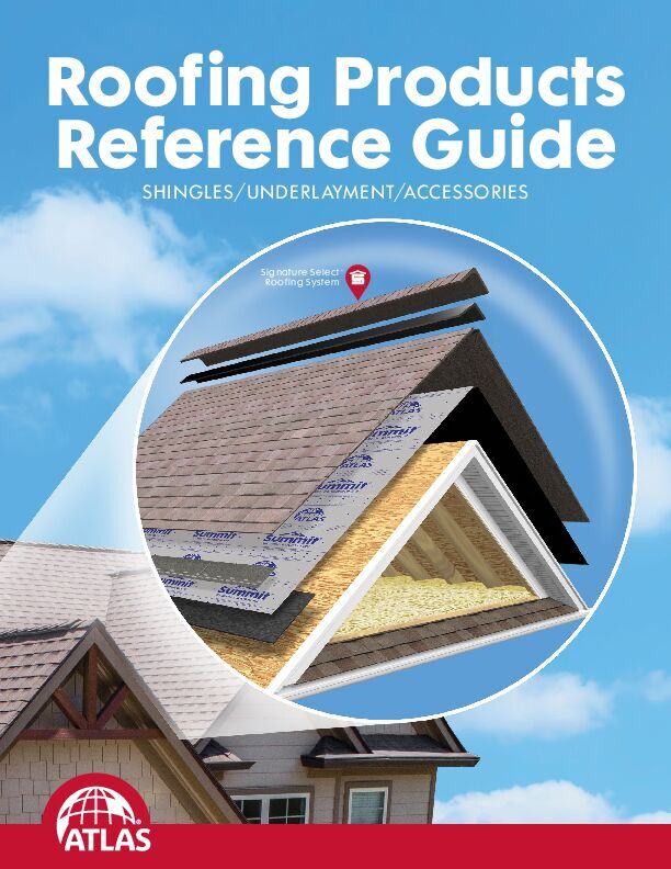 Shingles Underlayments & Ventilation Product Reference Guide
