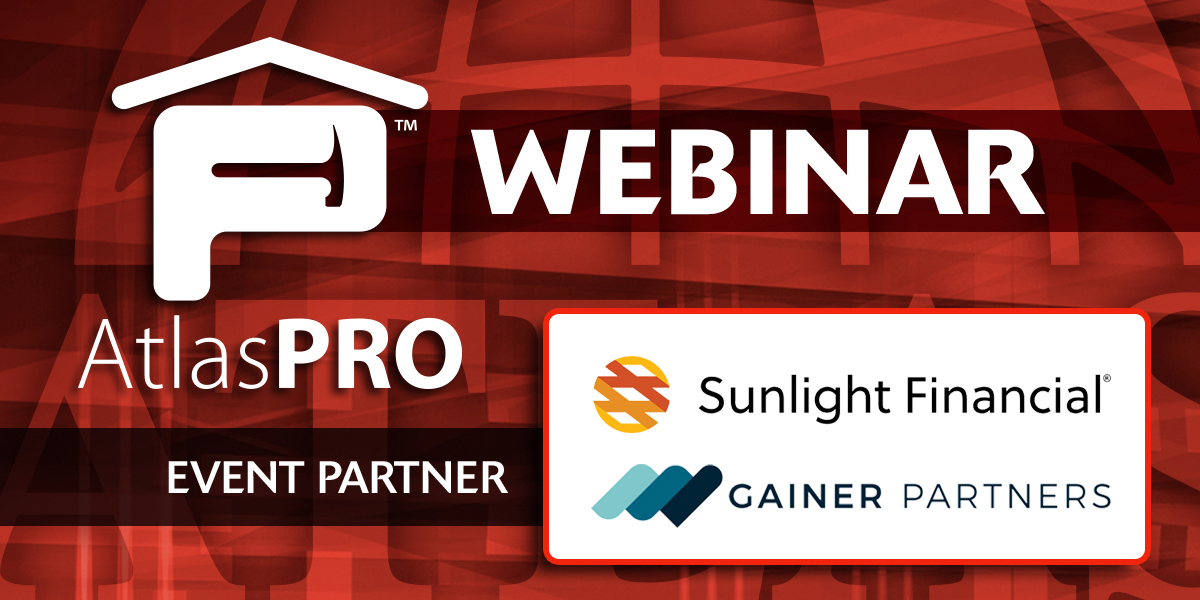 AtlasPro Webinar: Close More Sales and Grow Your Business with Homeowner Financing