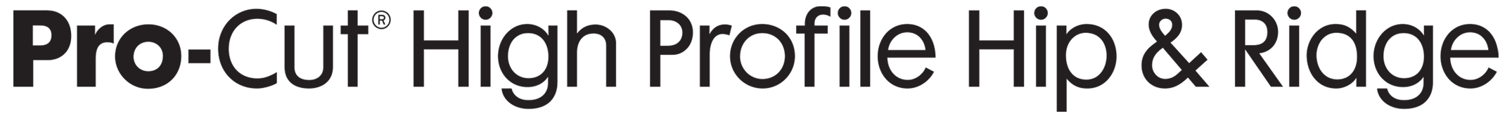 Pro-Cut® High-Profile Hip & Ridge Shingles